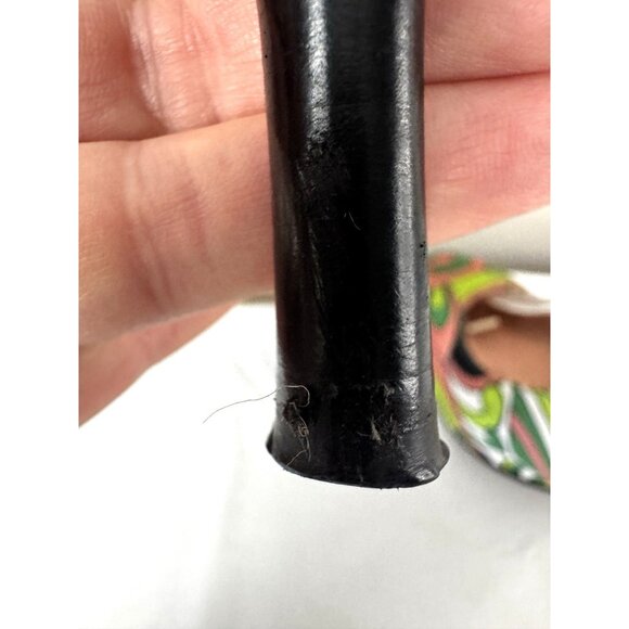 Circa Joan & David Pink-Green Slingback Heels Women’s Size 10M Retro Discocore - Picture 9 of 16